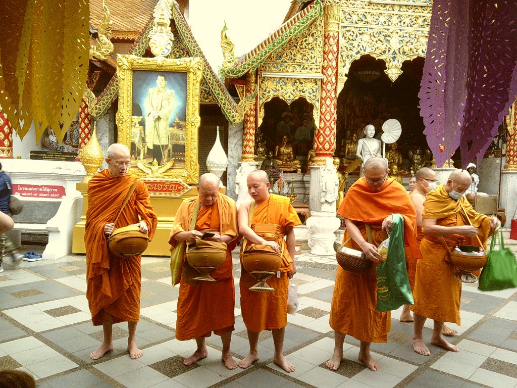 Monk offering